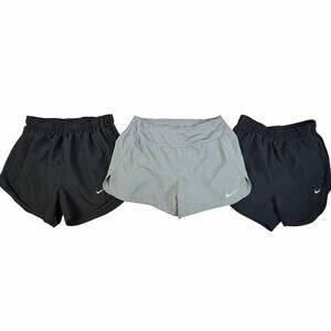 Nike Dri-Fit Running Shorts Womens Small Athletic Gym Activewear Lot of 3